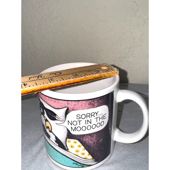 Long Overdue Tuscany Collection Ceramic Mug With Funny Cow Graphics & Text - Picture 6 of 6